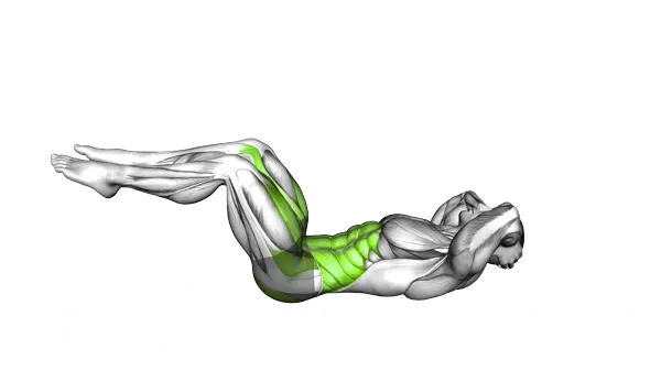 Abdominal Air Bike — Step 2