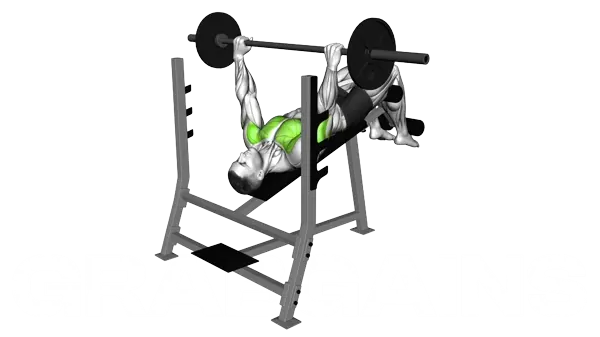 Barbell Decline Bench Press — Step 2