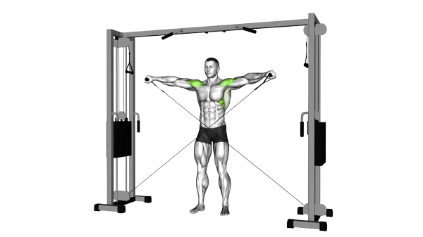 Cable Lateral Raise — Step 2