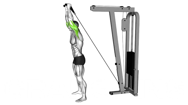 Cable Overhead Triceps Extension — Step 2