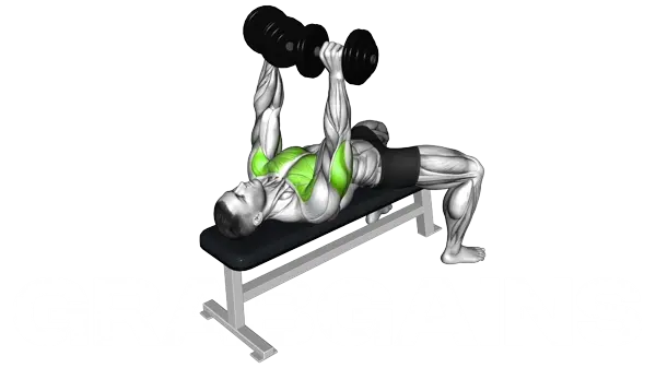 Dumbbell Chest Press — Step 2