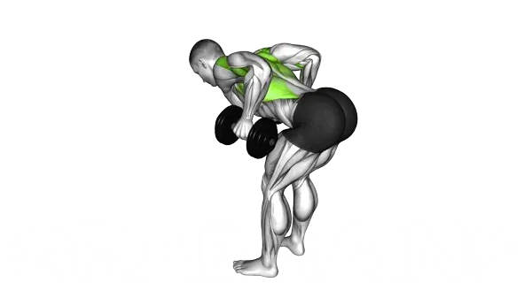 Bent Over Dumbbell Row — Step 2