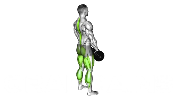 Dumbbell Deadlift — Step 2