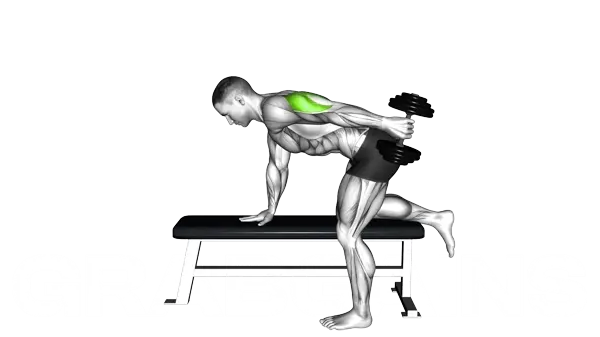 Dumbbell Kickback — Step 2