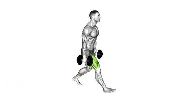 Dumbbell Lunge — Step 2