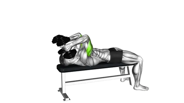 Dumbbell Lying Triceps Extension