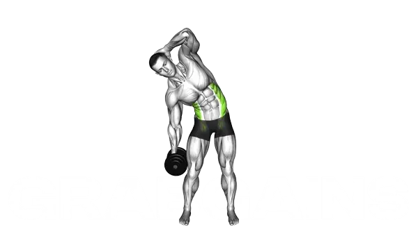 Dumbbell Side Bend — Step 2