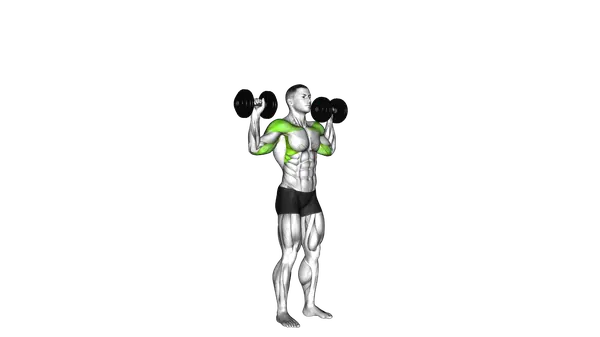 Standing Dumbbell Shoulder Press