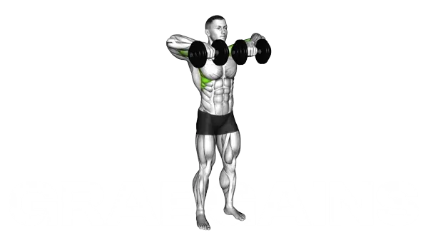 Dumbbell Upright Row — Step 2