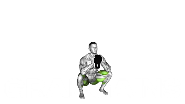 Kettlebell Goblet Squat — Step 2