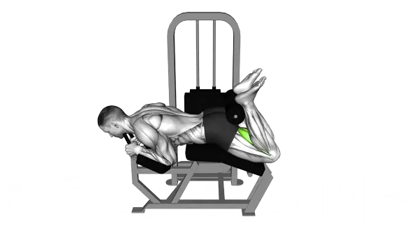 Lever Lying Leg Curl — Step 2