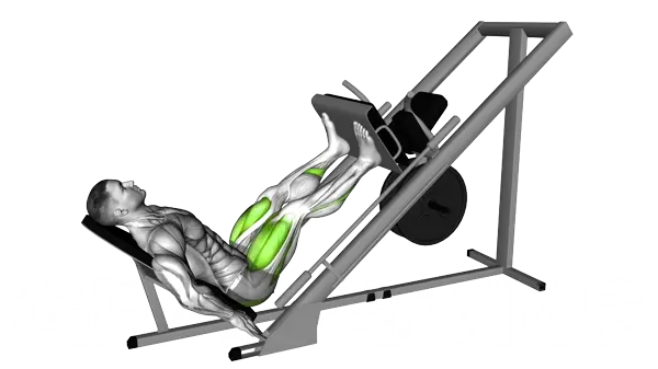 Sled 45 Degrees Leg Press — Step 2