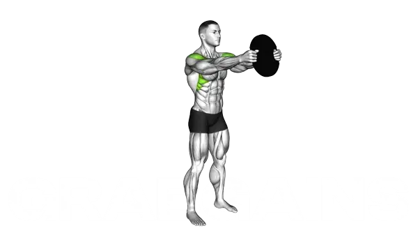 Weighted Front Raise — Step 2