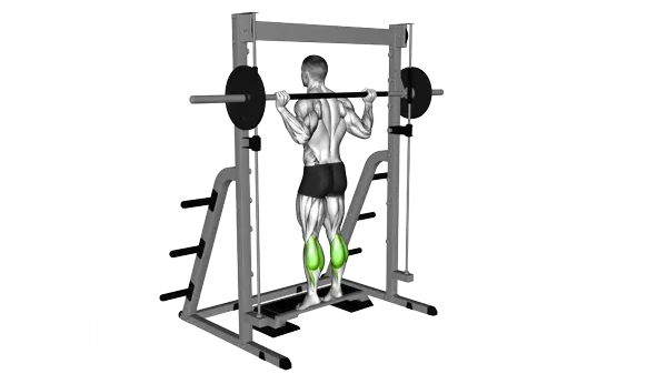 Smith Machine Calf Raise — Step 2