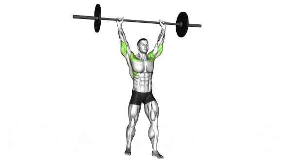 Barbell Standing Military Press — Step 2