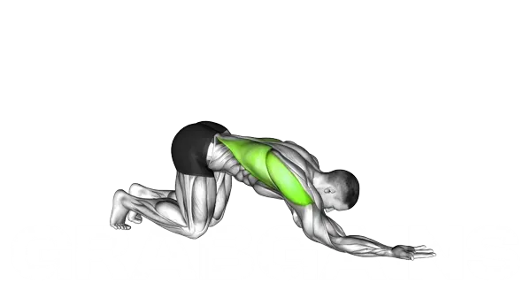 Kneeling Lat Stretch — Step 2