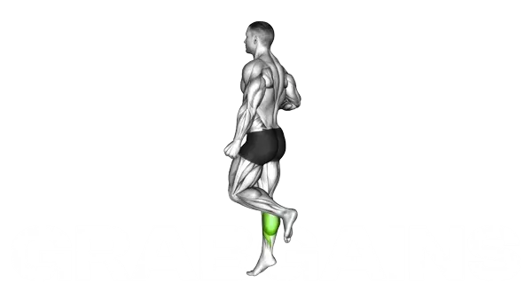 One Leg Floor Calf Raise — Step 2