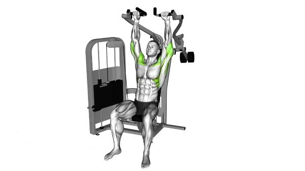 Lever Seated Shoulder Press — Step 2