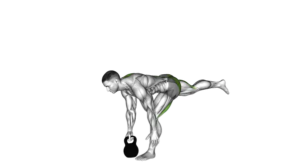 Kettlebell One Legged Deadlift