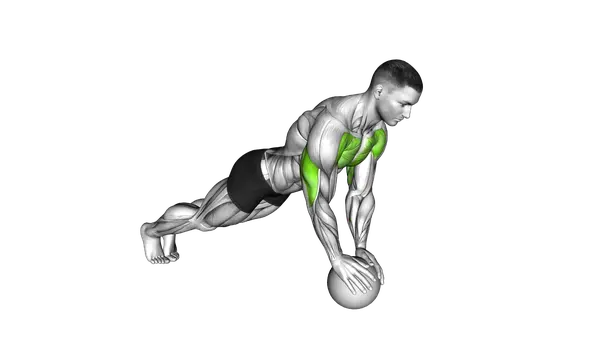 Two Arm Medicine Ball Push-Up