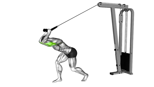 High Pulley Overhead Tricep Extension