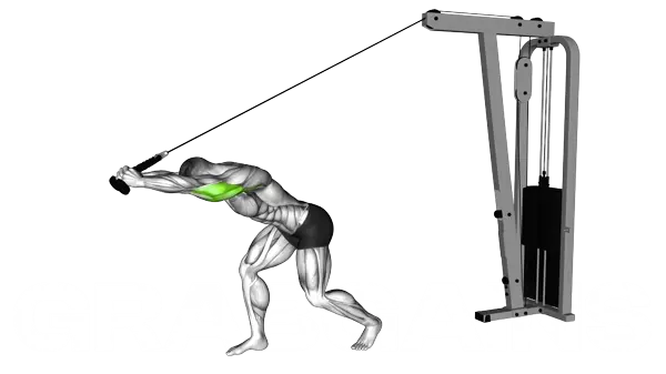 High Pulley Overhead Tricep Extension — Step 2