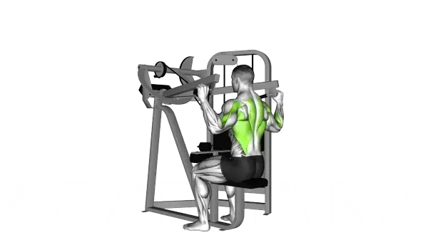 Lever Lateral Wide Pulldown — Step 2