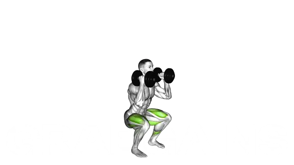 Dumbbell Front Squat — Step 2