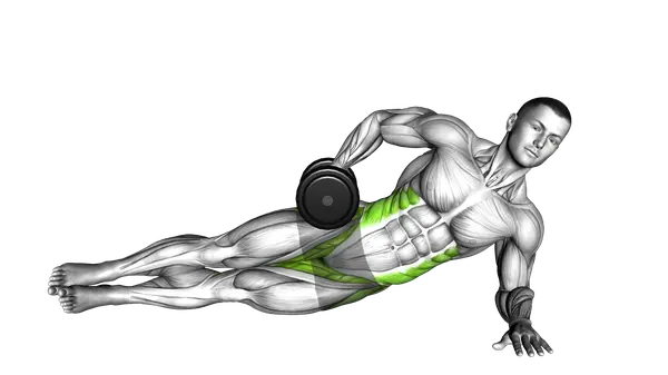 Dumbbell Side Bridge