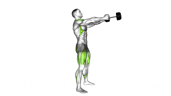 Dumbbell Swing — Step 2