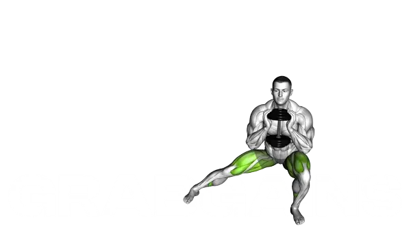 Dumbbell Side Lunge — Step 2