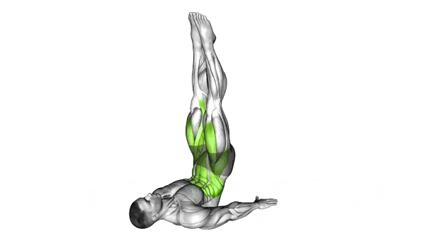 Alternate Lying Floor Leg Raise — Step 2