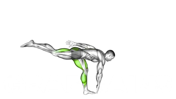 Bodyweight Single Leg Deadlift — Step 2