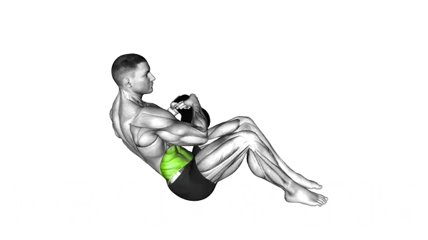 Kettlebell Russian Twist — Step 2