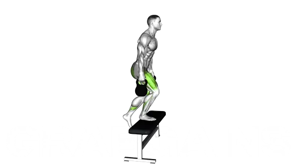 Kettlebell Step Up — Step 2