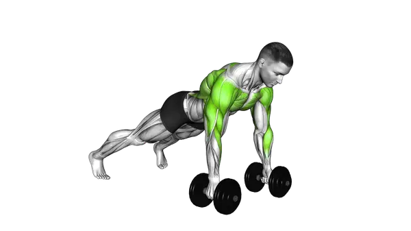 Push-Up to Renegade Row