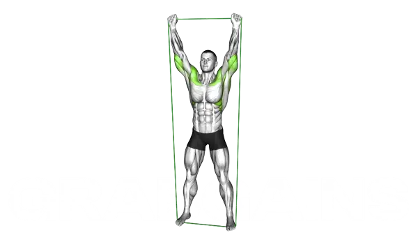 Resistance Band Overhead Shoulder Press — Step 2