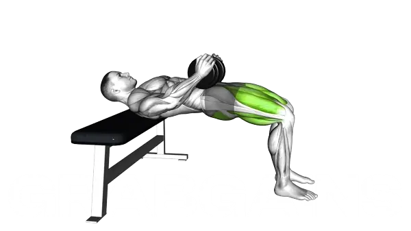 Dumbbell Hip Thrust — Step 2