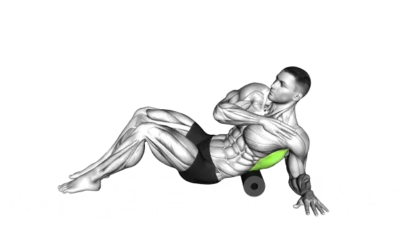 Roll Lower Back (Side) Lying On Floor — Step 2