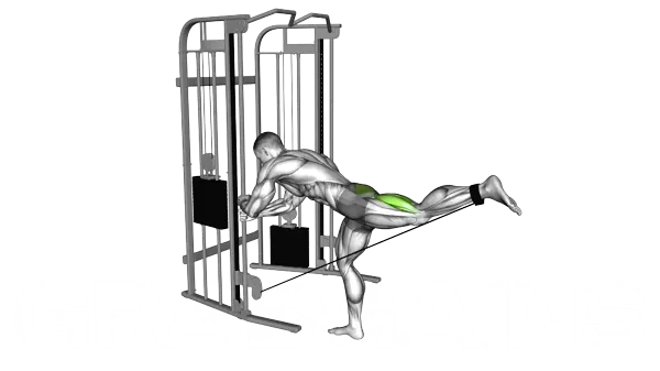 Cable Donkey Kickback — Step 2