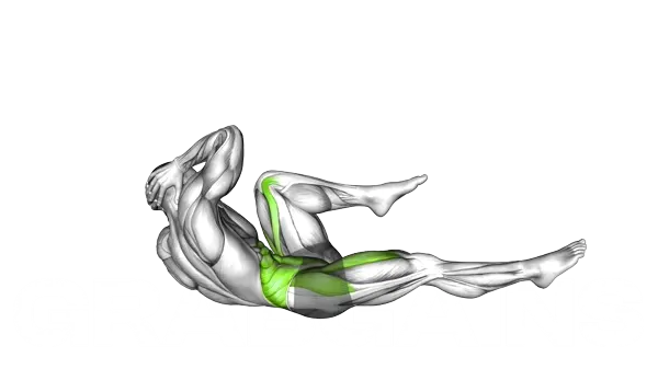 Bicycle Crunch — Step 2