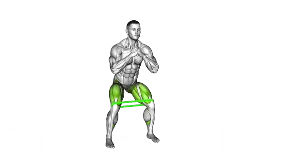 Lateral Band Walk — Step 2