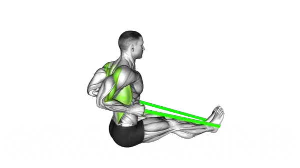 Resistance Band Seated Row — Step 2